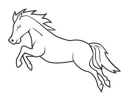 Horse illustration vector