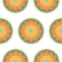 Mandala Seamless Pattern vector