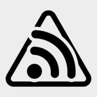 Wireless network wifi symbol vector