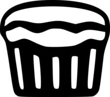 vector illustration of cake shape