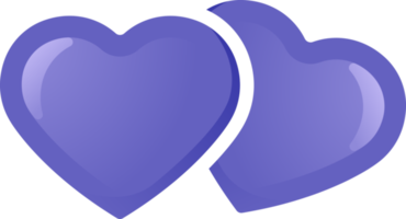couple purple heart png