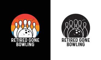 Bowling Quote T shirt design, typography vector