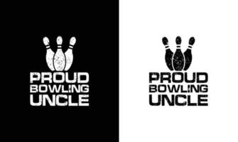 Bowling Quote T shirt design, typography vector