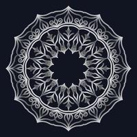 Decorative elements luxury ornament pattern gradient mandala design vector