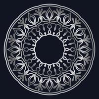 Decorative elements luxury ornament pattern gradient mandala design vector