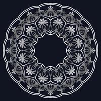 Decorative elements luxury ornament pattern gradient mandala design vector