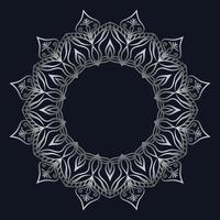 Decorative elements luxury ornament pattern gradient mandala design vector