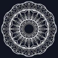 Decorative elements luxury ornament pattern gradient mandala design vector