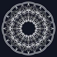 Decorative elements luxury ornament pattern gradient mandala design vector