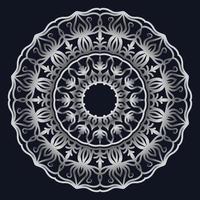 Decorative elements luxury ornament pattern gradient mandala design vector