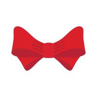 Red bow illustration vector