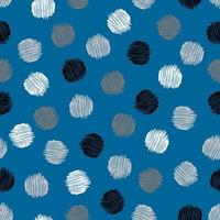 patrón sin costuras con círculo de frotis de garabatos dibujados a mano. textura grunge abstracta. ilustración vectorial vector
