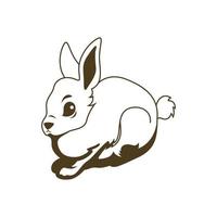 Rabbit vector icon illustration design