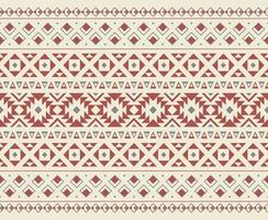 Tribal aztec colorful seamless ethnic pattern background vector