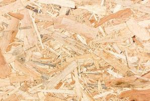 Close up texture of oriented strand board OSB photo