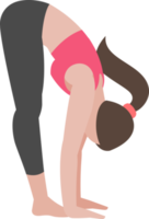 ejercicio de entrenamiento de mujer png