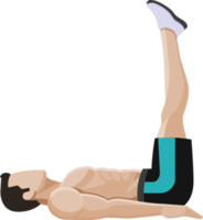 Men exercise illustration png