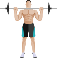 man workout exercise png