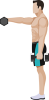 man workout exercise png