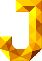 alfabet guld Färg polygon font stil png