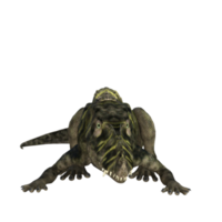 batrachotomus dinosaurie isolerat 3d framställa png