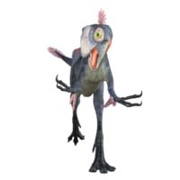 gigantoraptor dinosaurier isoliert 3d rendern png