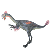 dinossauro gigantoraptor isolado renderização 3d png