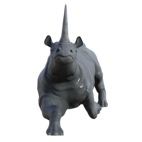 Rhinoceros isolated 3d render png