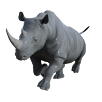 neushoorn geïsoleerd 3d geven png