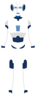 artificiale intelligenza ai robot cartone animato personaggi . png