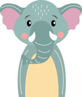 personnage de dessin animé d'éléphant png