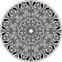 mandala paisley padrão, fundo transparente png. png