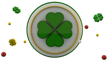 3d clover icon png