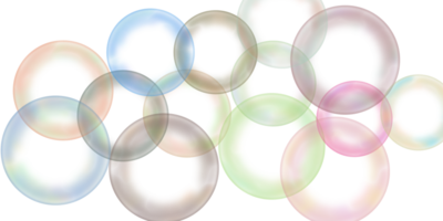 transparant regenboog zeep bubbel png