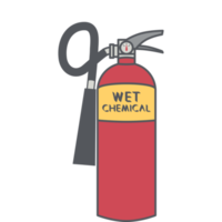 extintor de incendios supresión equipo de seguridad prevención de accidentes png