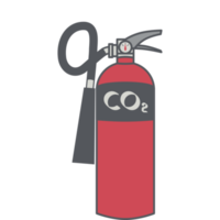 extintor de incêndio supressão equipamentos de segurança prevenção de acidentes png
