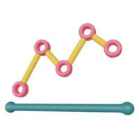 gráfico de líneas sobre fondo transparente png