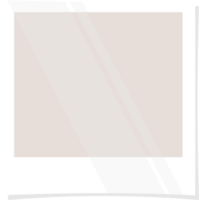 Square Photo in light pink png
