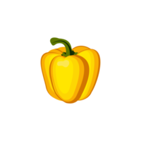 A yellow diced bell pepper png
