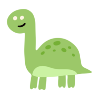 personnage de dinosaure mignon pour élément de conception pour enfants png