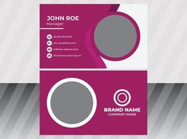 Business Card  Design Template vector