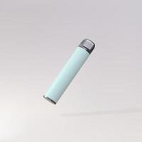 3d Disposable electronic cigarette  . The concept of modern smoking, vaping and nicotine. Vector illustration.