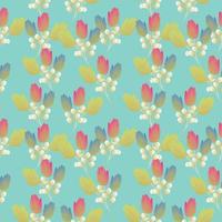 Seamless Pattern With Floral Motifs able to print for cloths, tablecloths, blanket, shirts, dresses, posters, papers. vector