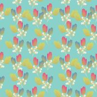 Seamless Pattern With Floral Motifs able to print for cloths, tablecloths, blanket, shirts, dresses, posters, papers. vector