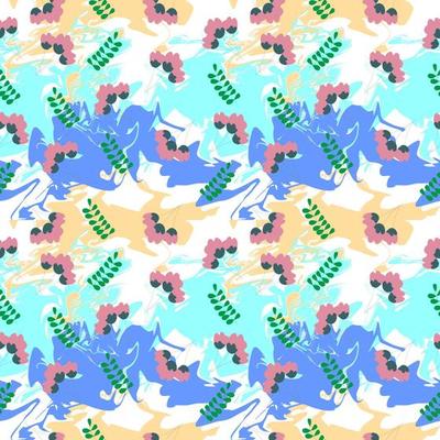 Seamless Pattern With Floral Motifs able to print for cloths, tablecloths, blanket, shirts, dresses, posters, papers.