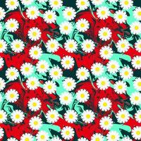 Seamless Pattern With Floral Motifs able to print for cloths, tablecloths, blanket, shirts, dresses, posters, papers. vector