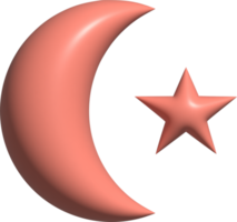 3d icoon van Islamitisch png