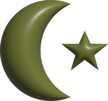 3d icon of islamic png