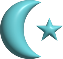 3d ikon av islamic png