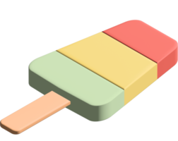 3d icon of ice cream png